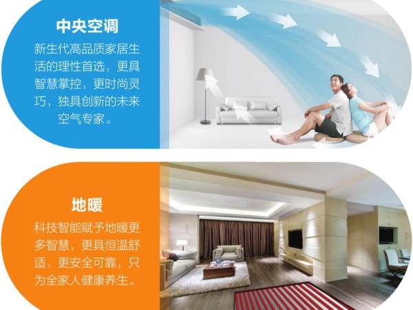 美的地暖中央空调冷暖二联供全新上市