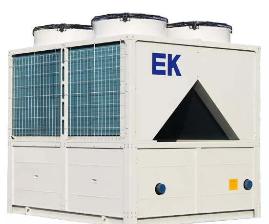 北京交通大学海滨学院选择EK超低温空气源热泵机组